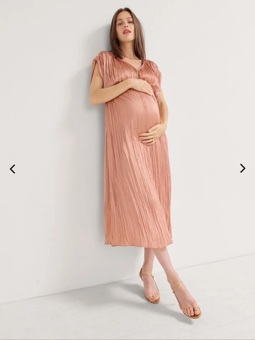 The Winslet Pleated Maxi Dress